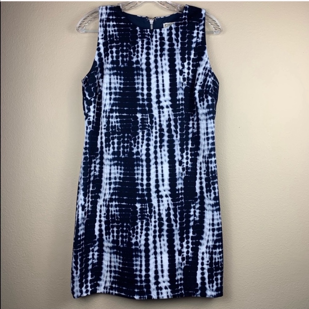 Michael Kors Tie Dye Sleeveless Sheath Dress